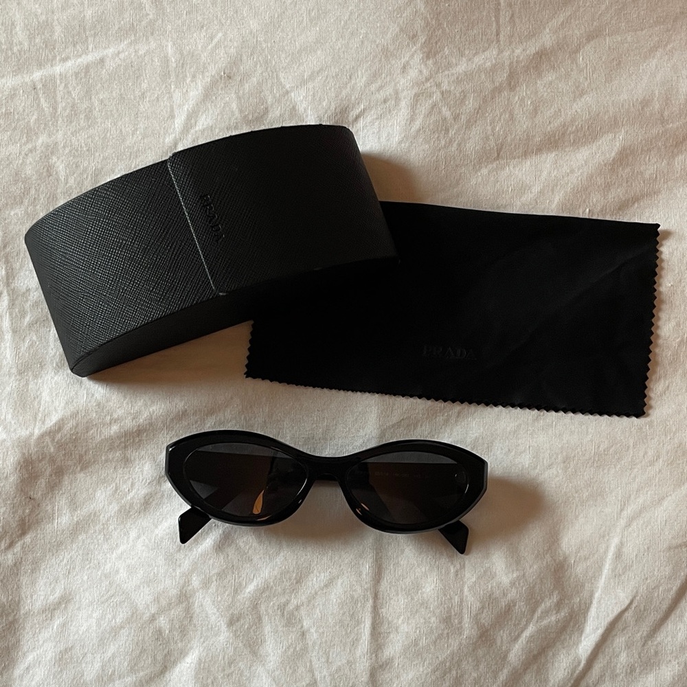 Prada Black Cat-Eye Sunglasses
